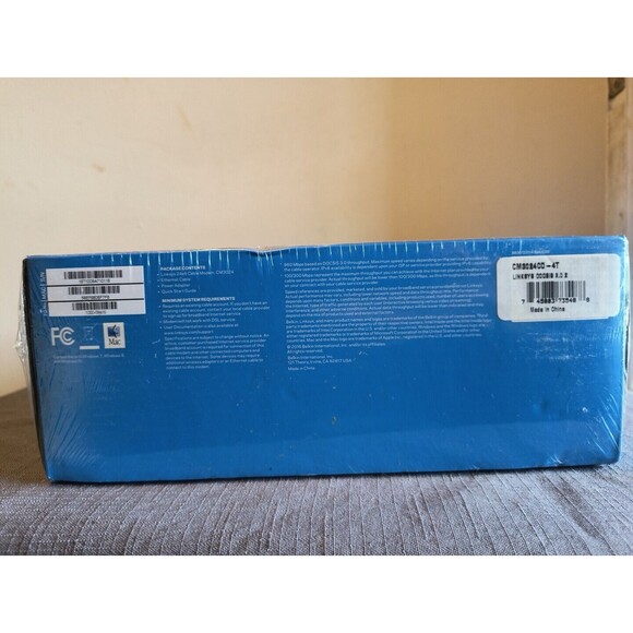 Linksys DOCSIS 3.0 24x8 Cable Modem CM3024 with Coax Cable New In Box - Picture 6 of 6